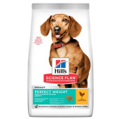Hill`s Perfect Weight Small&Mini Chicken 1.5kg - Храна за Кучета от Малките Породи за Поддържане на Идеално Тегло